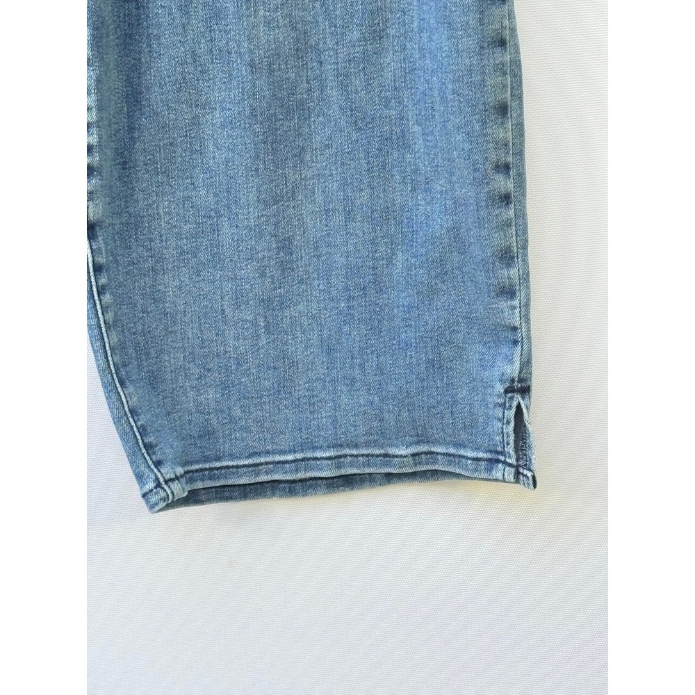 NYDJ Womens 28 Short Jeans Blue Curves 360 Cropped Minimalist Ankle Stretch - Picture 3 of 6